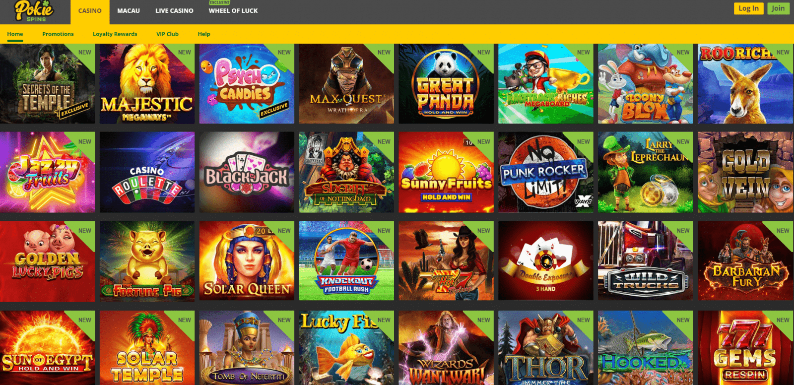 Free pokie games download