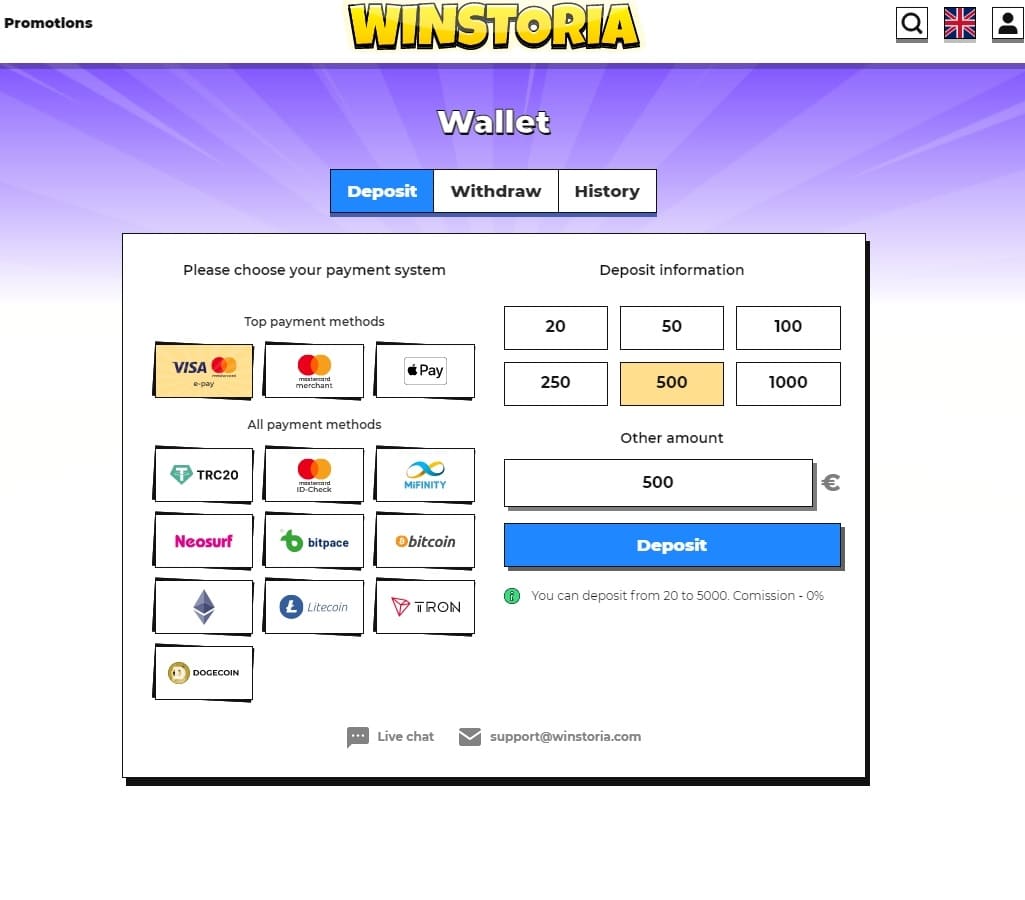 Winstoria_Cashier_method