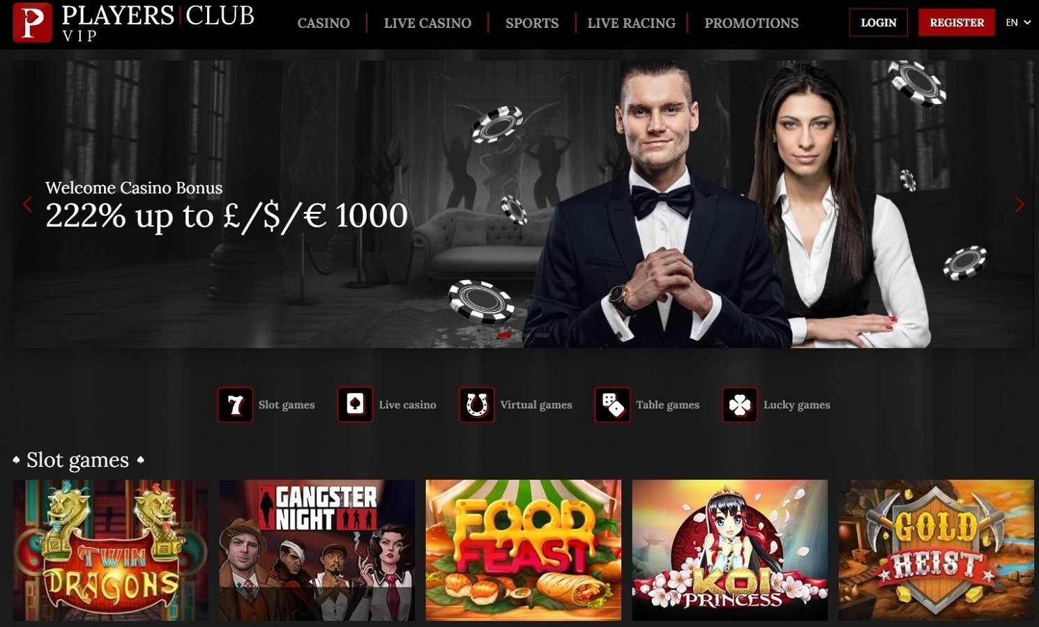 About Players Club VIP Casino