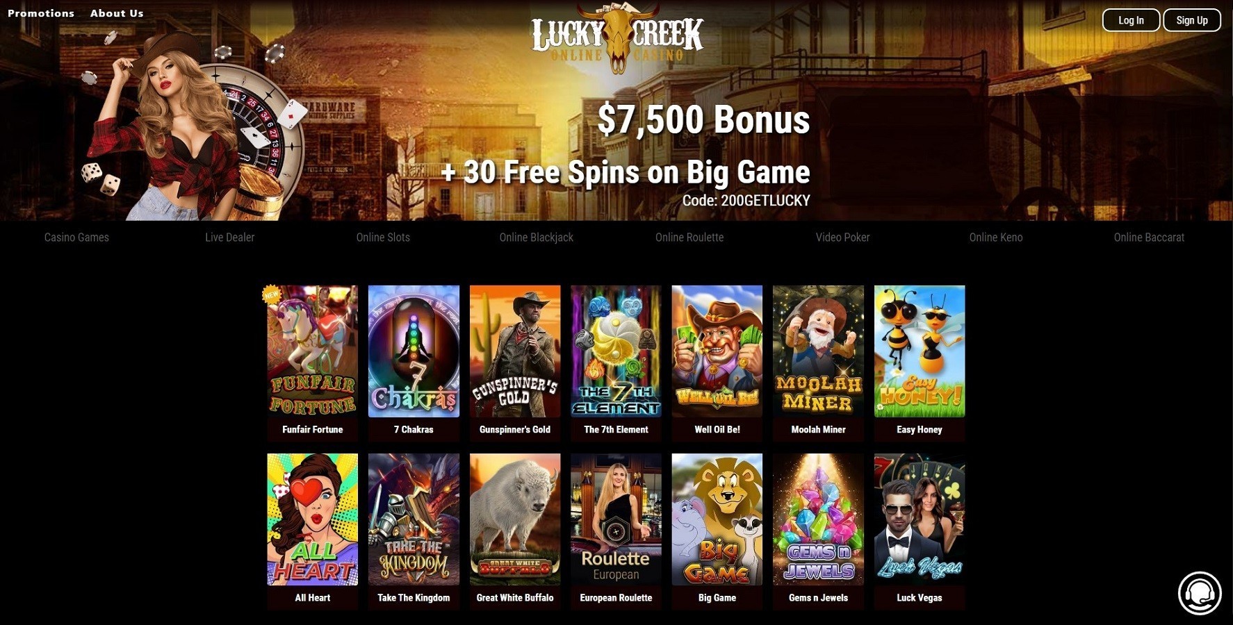 About Lucky Creek Casino