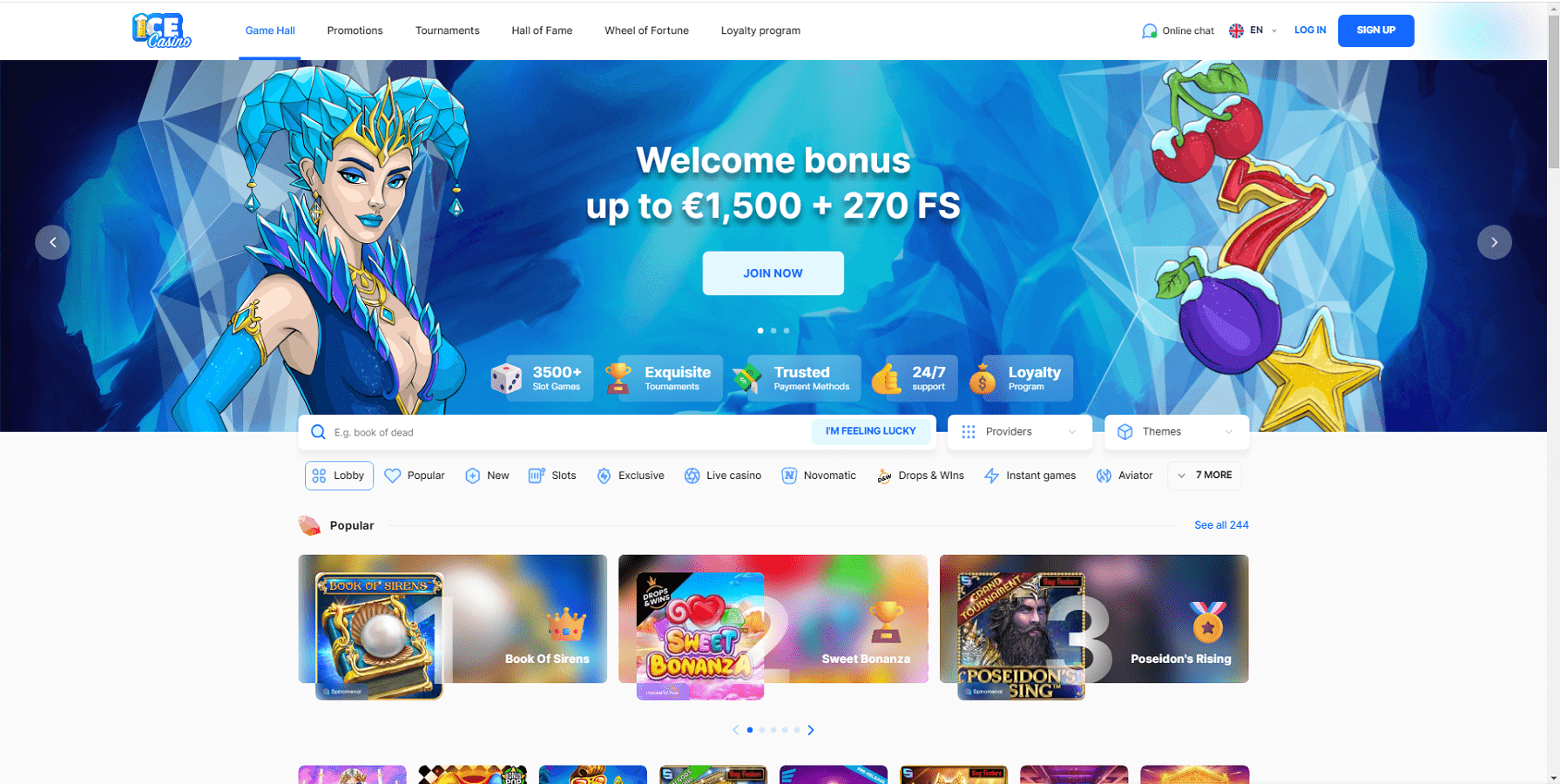 Acerca de Ice Casino