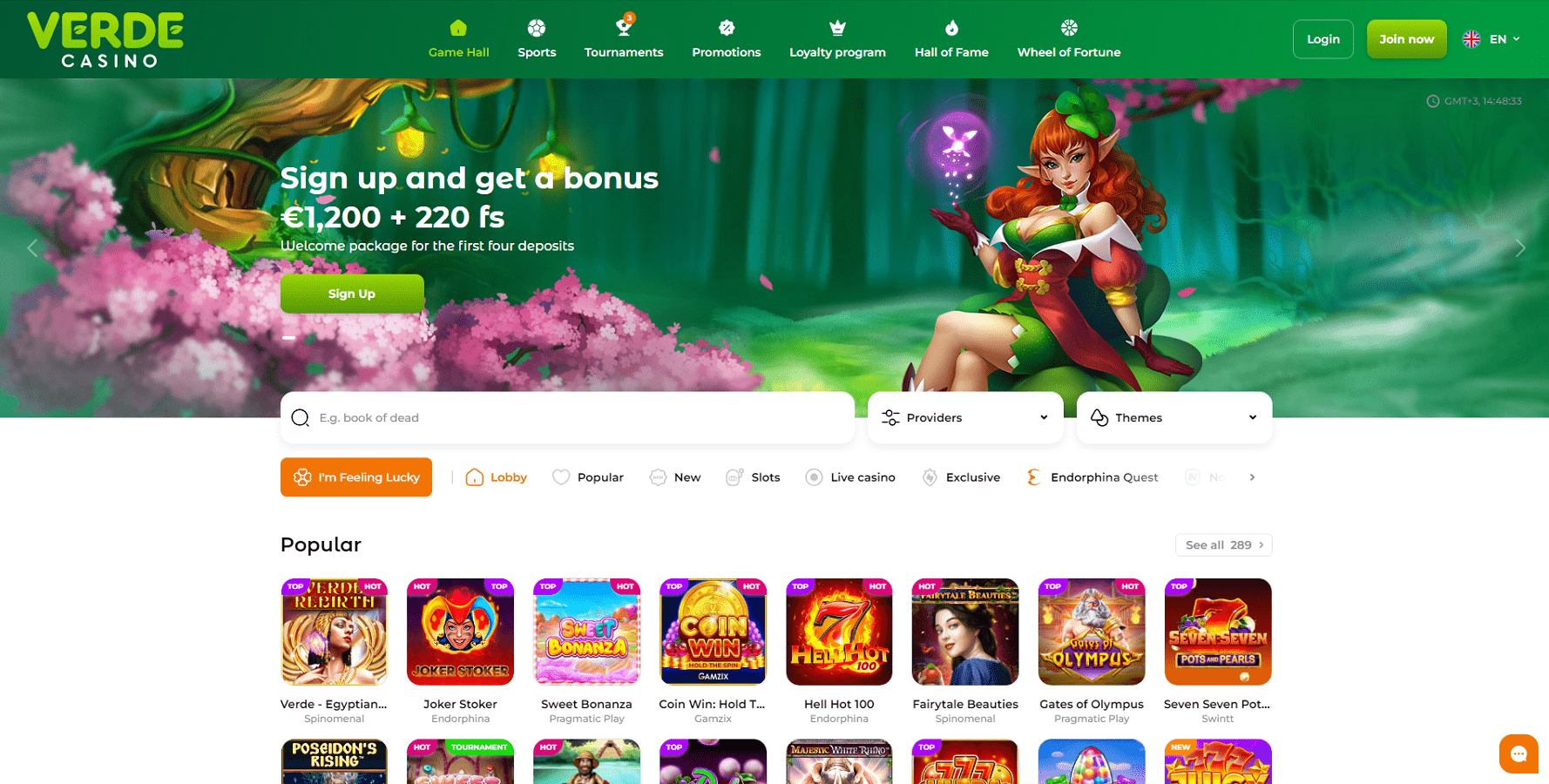 Acerca de Verde Online Casino