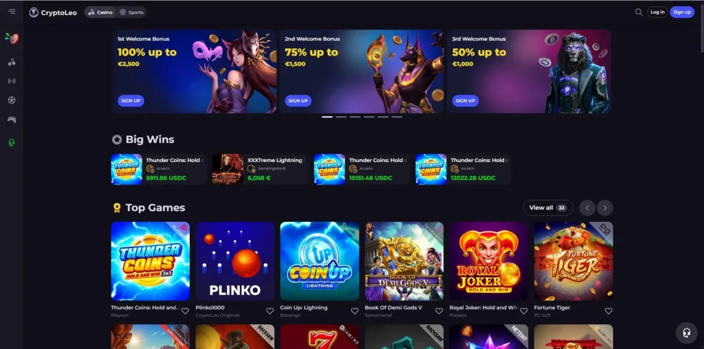 Über CryptoLeo Casino