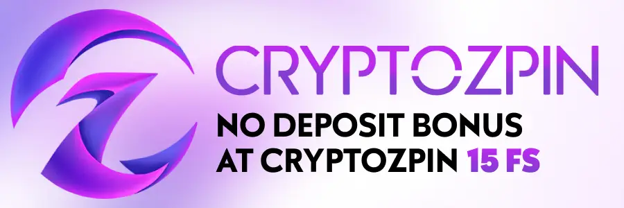 No deposit bonus at CryptoZpin