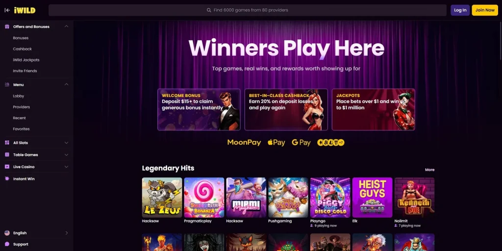 Über iWildCasino