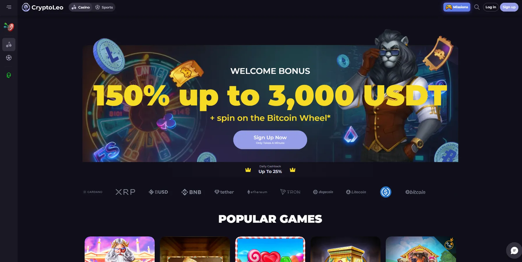 Acerca de CryptoLeo Casino