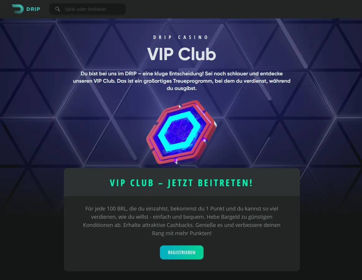 VIP-Programm im Drip Casino
