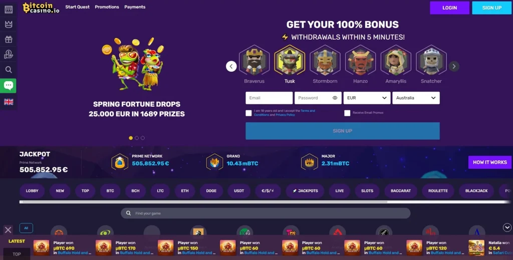 BitcoinCasino.io Review 