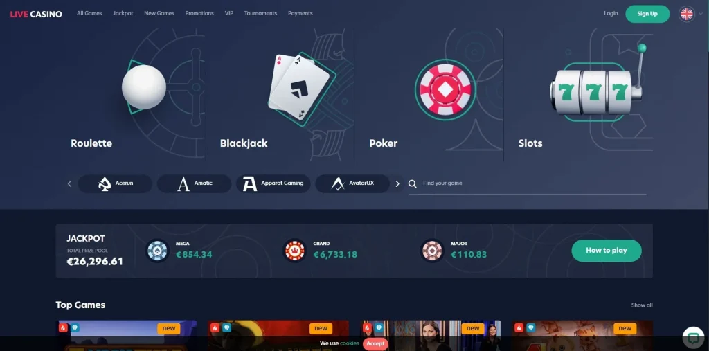 Über Live.Casino 