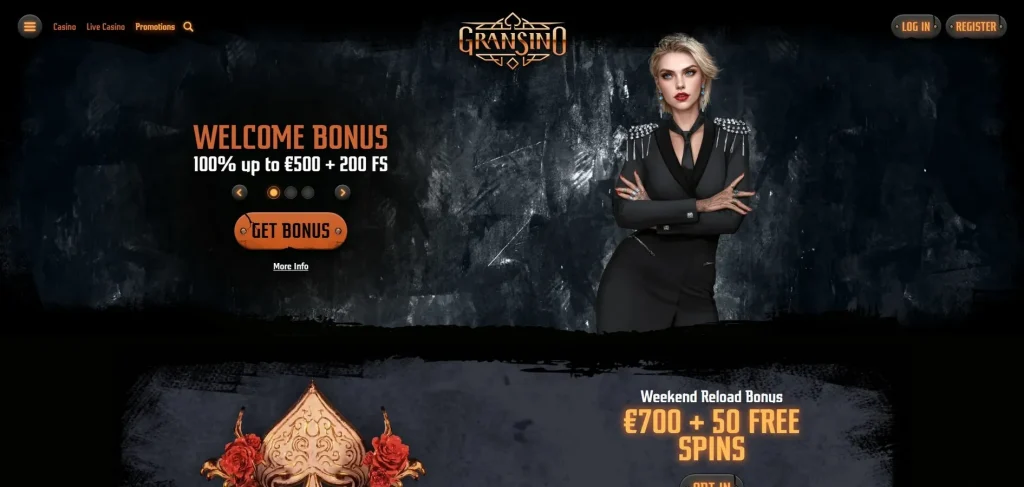 Bonuses and Promotions at Gransino Casino 