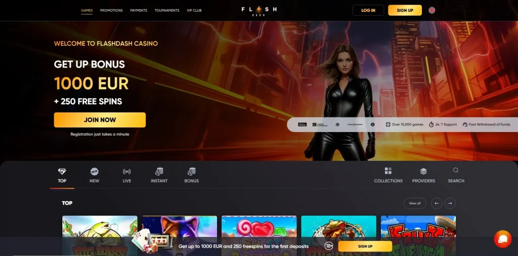 Acerca de Flash Dash Casino