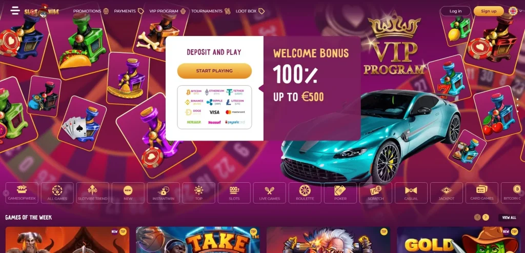 About SlotVibe Casino