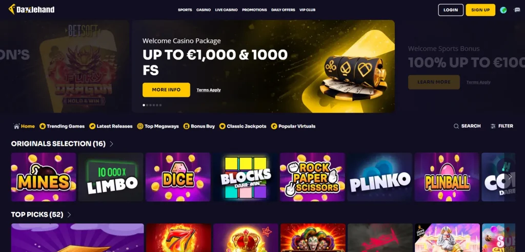 About Dazzlehand Casino