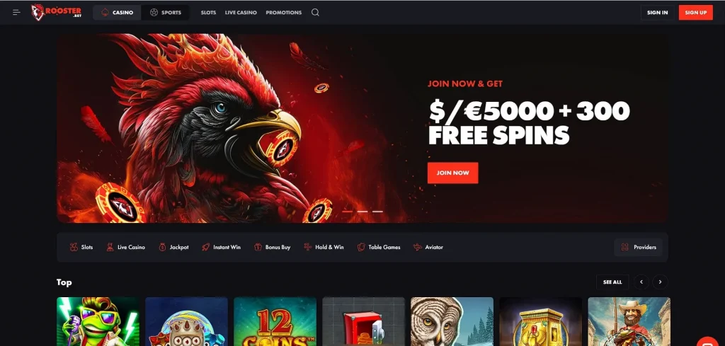 Über Rooster Bet Casino 