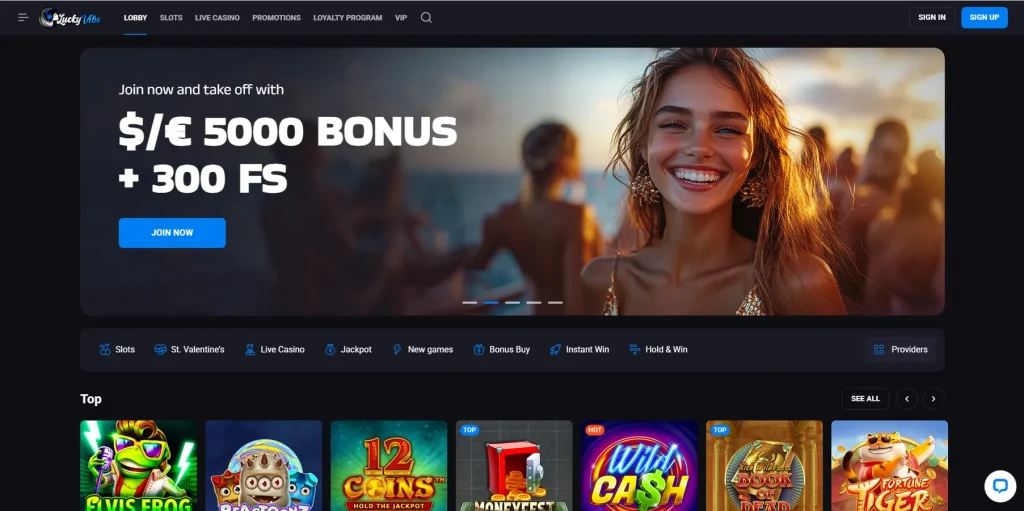 Acerca de LuckyVibe Casino