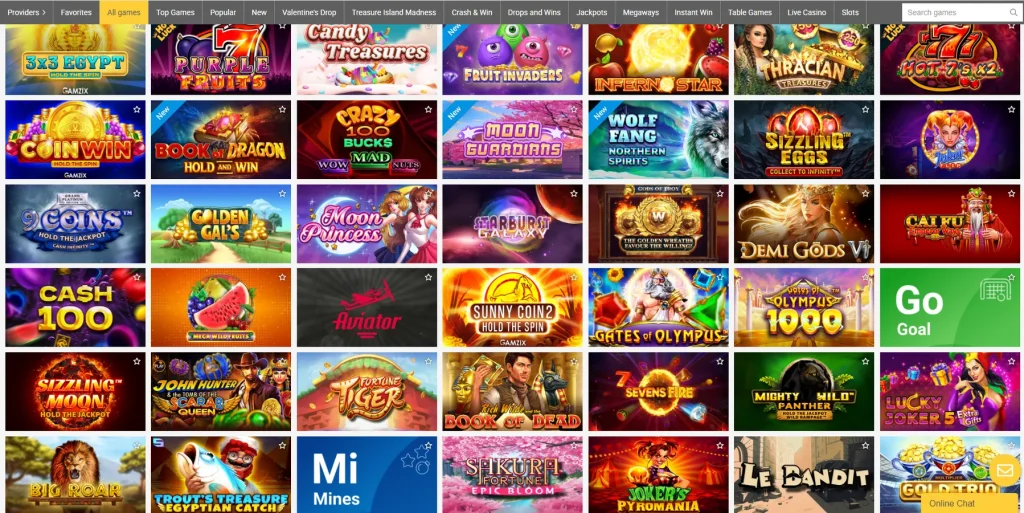 Slot Machines at ReloadBet Casino