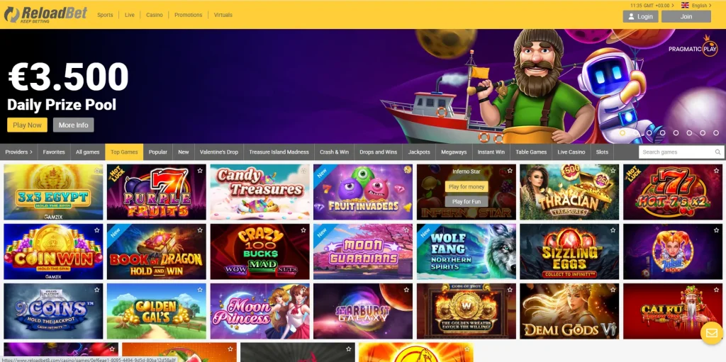 Acerca de ReloadBet Casino 