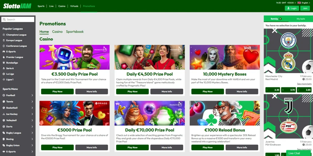 Promotions and Bonuses at SlottoJAM Casino