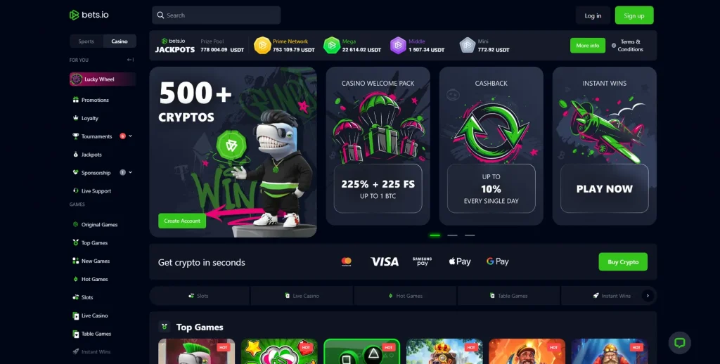 About Bets.io Casino