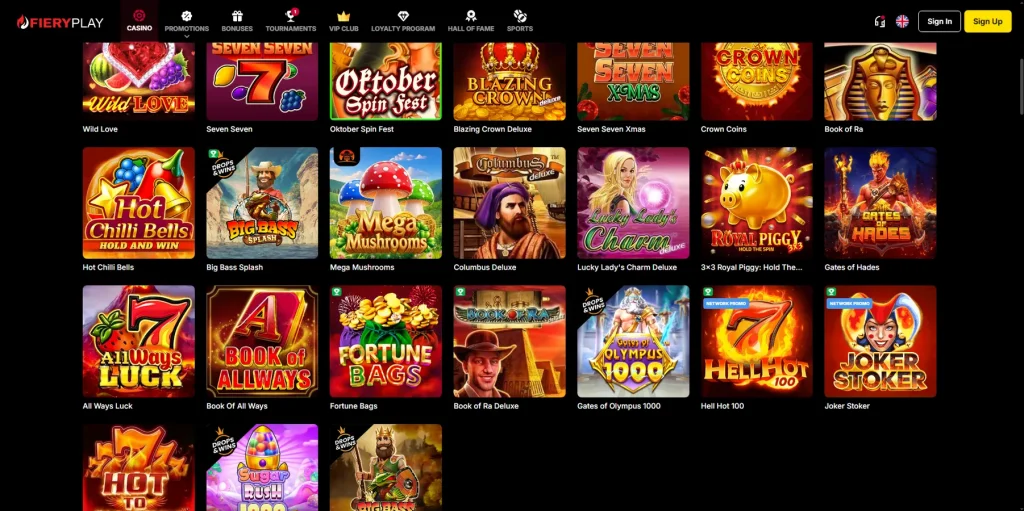 Game Selection & Software