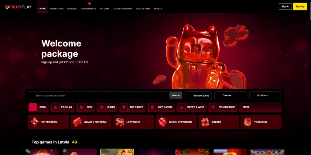 About FieryPlay Casino