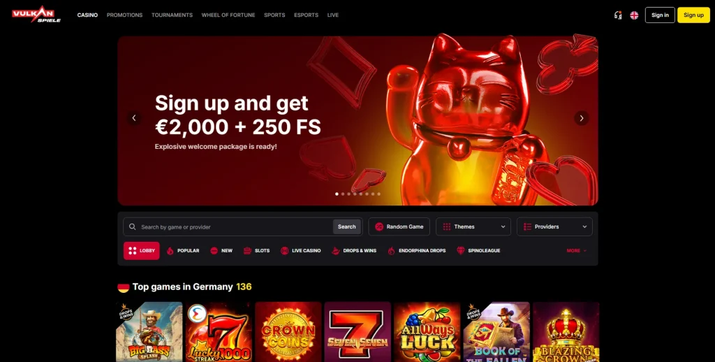 About VulkanSpiele Casino