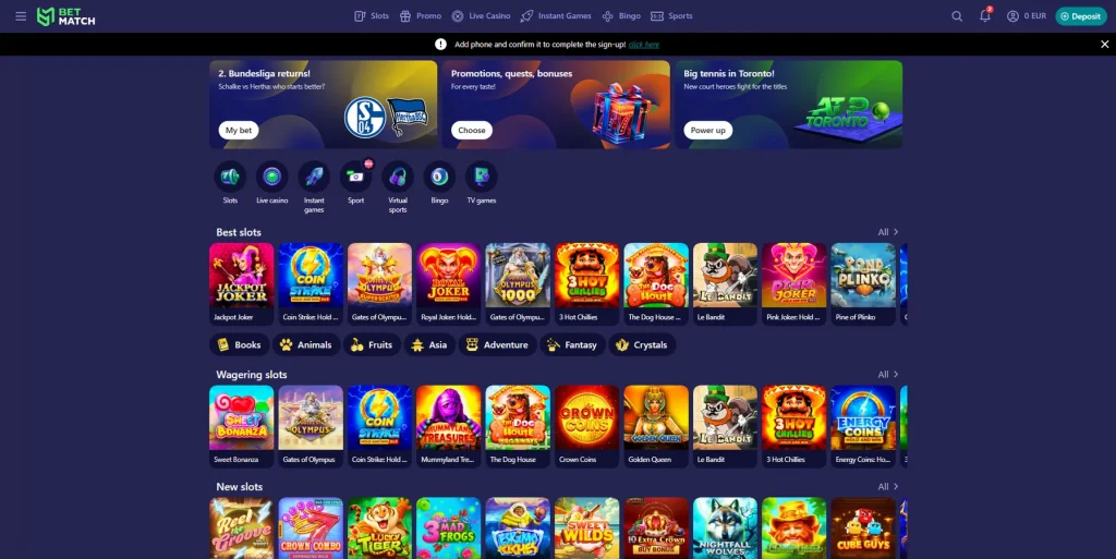 Acerca del Casino BetMatch
