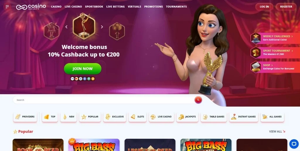 Acerca de Infinity Casino