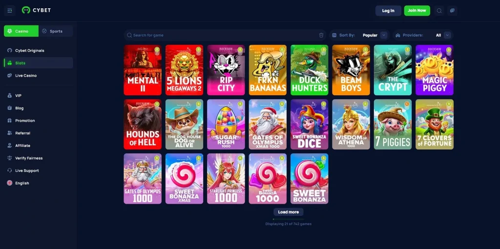 Spielautomaten (über 700 Titel)