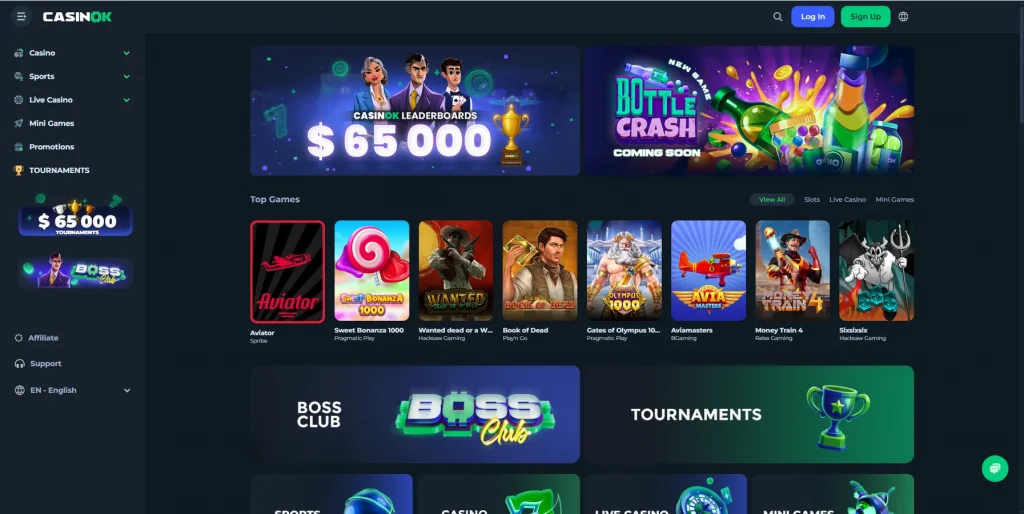 Sobre o Casino Casinok