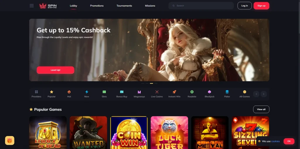 Über SpinEmpire Casino