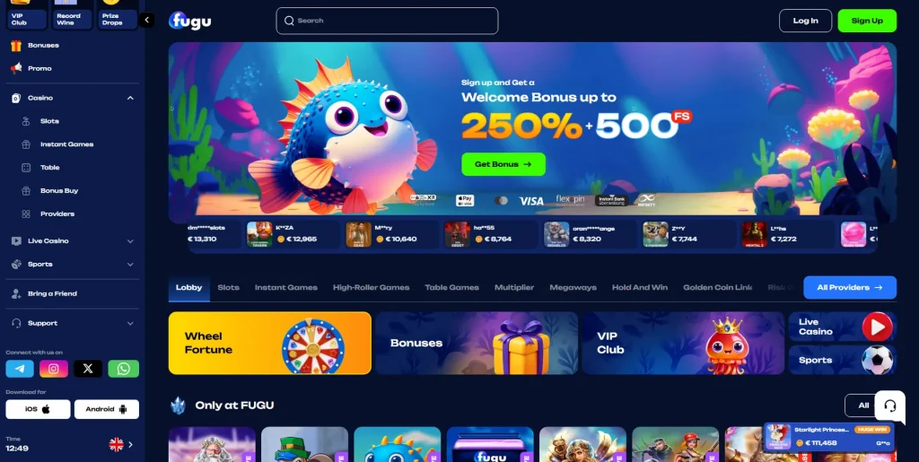 About at Fugu Casino