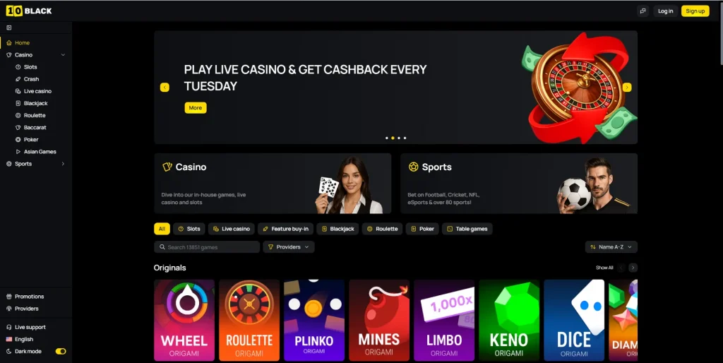 Acerca de 10 Black Casino