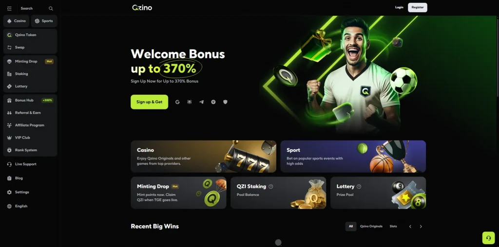 Über Qzino Casino