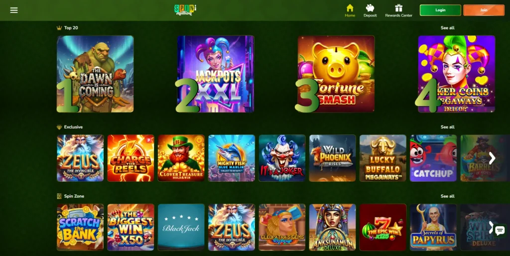 Biblioteca de Jogos: Caça-Níqueis, Mesas e Cassino ao Vivo