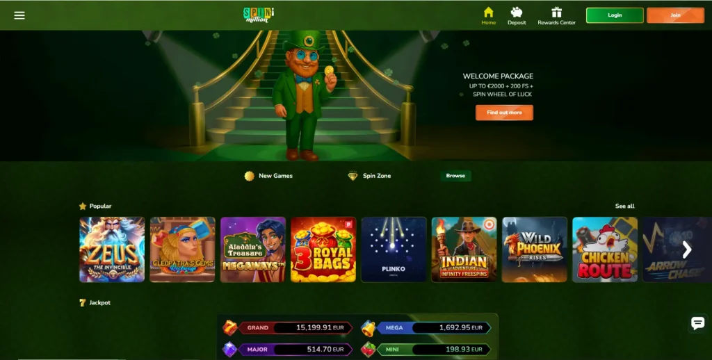 Sobre o Spin Million Casino