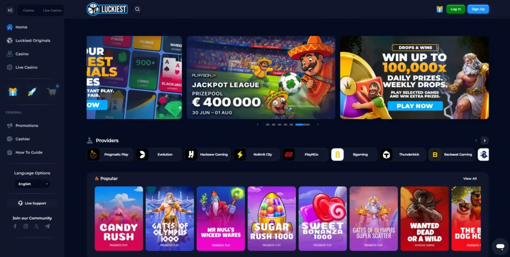 About Luckiest Casino
