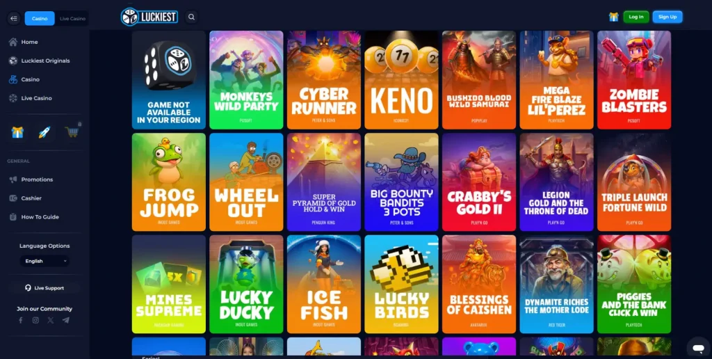 Luckiest Casino Games