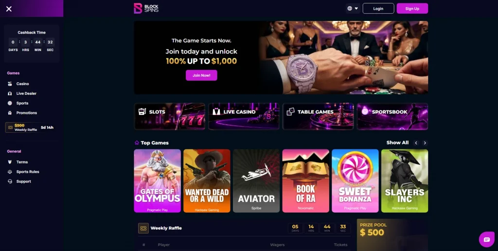 About Blockspins Casino