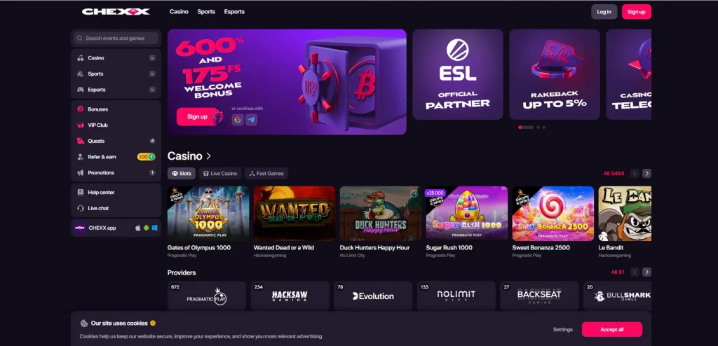 About CHEXX Casino