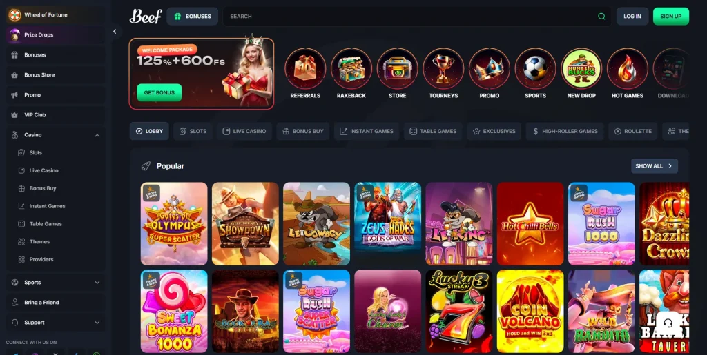 About Beef Casino